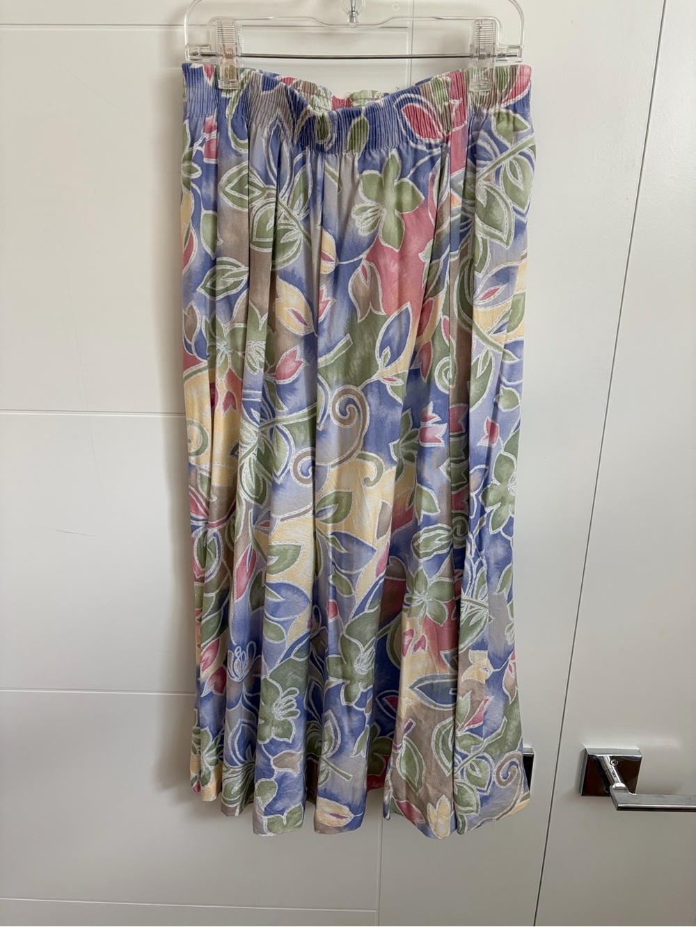 Vintage Alfred Dunner Pastel Floral Midi Skirt
